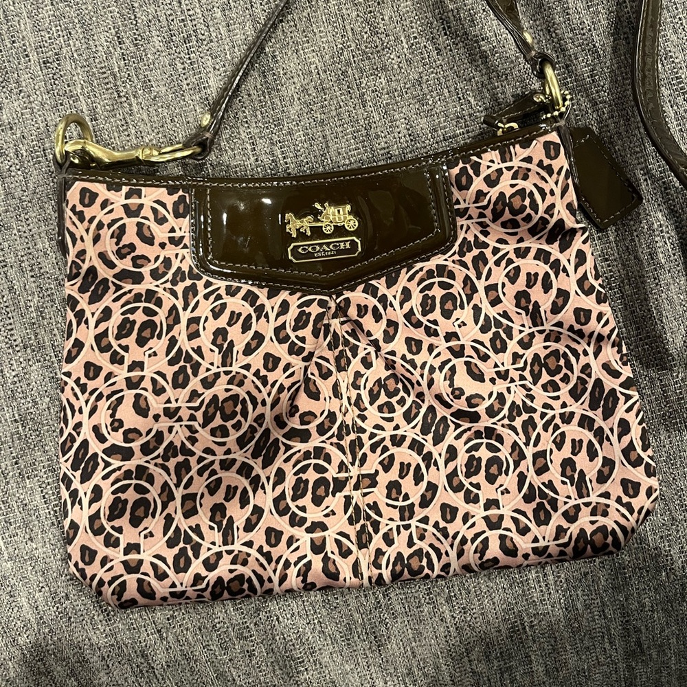 Leopard coach bag